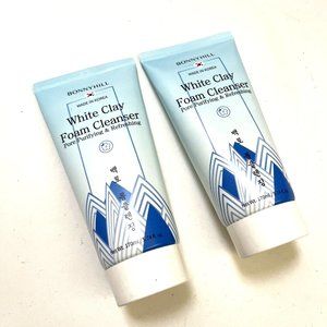New Lot 2x Korean BONNYHILL White Clay Foam Cleanser 170ml Claryfing K-Beauty